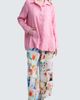 LUUKAA LUUKAA Ivara Painterly Print Linen Pants - 2