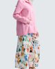 LUUKAA LUUKAA Ivara Painterly Print Linen Pants - 3
