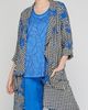 LUUKAA LUUKAA Jax Checkered Gauze Linen Duster - 1