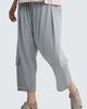 LUUKAA LUUKAA Liore Garment-Dyed V-Shape Pants - 1