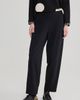 LUUKAA LUUKAA Maja O-Shape Cotton Jersey Pants - 1
