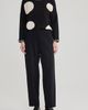 LUUKAA LUUKAA Maja O-Shape Cotton Jersey Pants - 2