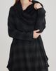 LUUKAA LUUKAA Micah Plaid Balloon Dress - 2