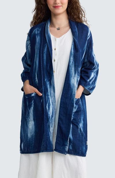 LUUKAA LUUKAA Monroe Batik-effect Long Jacket