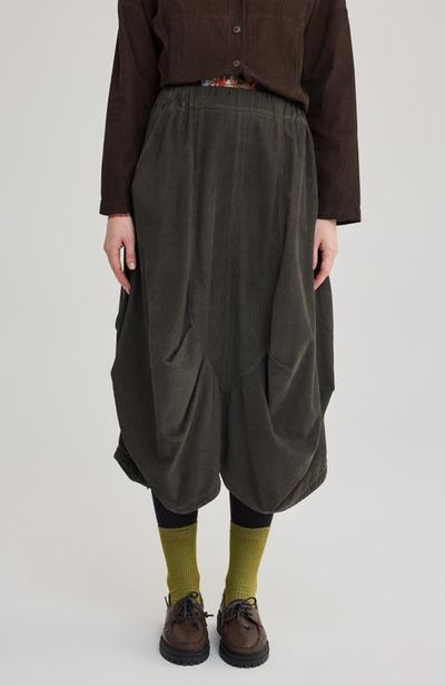 LUUKAA LUUKAA Ninon Velvet Balloon Skirt