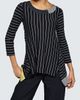 LUUKAA LUUKAA Nova Striped Viscose Jersey Blouse - 1