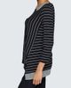 LUUKAA LUUKAA Nova Striped Viscose Jersey Blouse - 3