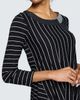 LUUKAA LUUKAA Nova Striped Viscose Jersey Blouse - 4