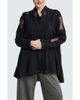 LUUKAA LUUKAA Ondine Sheer Jacquard Shirt - 1