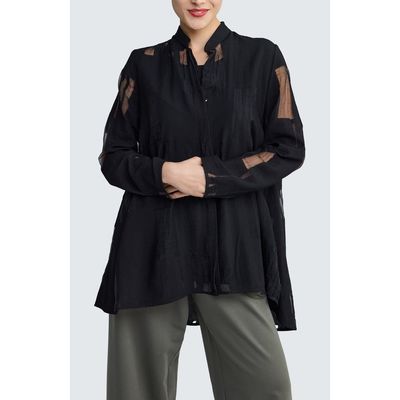 LUUKAA LUUKAA Ondine Sheer Jacquard Shirt