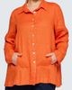 LUUKAA LUUKAA Phalia Solid Linen Shirt - 1