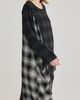LUUKAA LUUKAA Reese Plaid Cocoon Dress - 3