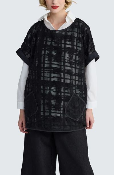 LUUKAA LUUKAA Solara Structured Mesh Tunic