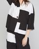 LUUKAA LUUKAA Thessaly Poplin Jacket with Horizontal Coupes - 4