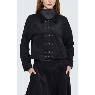 LUUKAA LUUKAA Umbra Cropped Structured Jacket