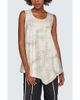 LUUKAA LUUKAA Willow Printed Cotton Jersey Top - 1