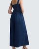LUUKAA LUUKAA Wren Architectural Denim Jumpsuit - 4