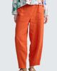 LUUKAA LUUKAA Zenya Solid Linen Pants - 1