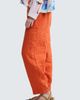 LUUKAA LUUKAA Zenya Solid Linen Pants - 3