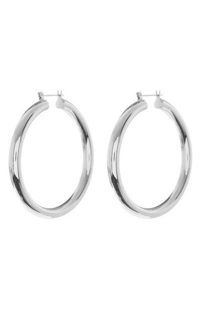 Luv AJ Luv AJ Amalfi Tube Hoop Earrings