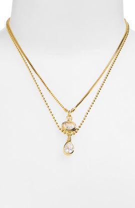Luv AJ Luv AJ Antoinette Stone Charm Multi Strand Necklace