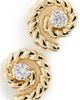 Luv Aj Luv Aj Charlotte Coil Studs Gold One - 1
