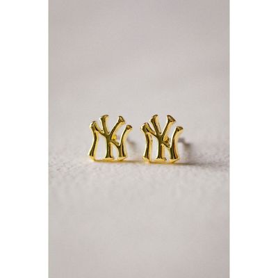 Luv AJ Luv AJ MLB New York Yankees Logo Stud Earrings