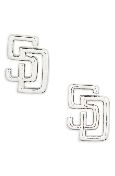 Luv AJ Luv AJ San Diego Padres Logo Stud Earrings