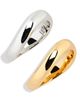 Luv AJ Luv AJ Set of Two Wave Stackable Rings - 1