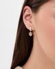 Luv Aj Luv Aj The Charlotte Heart Hoops Gold One - 3