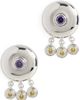 Luv Aj Luv Aj The Cleopatra Shaker Studs Silver One - 1