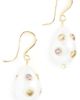 Luv Aj Luv Aj The Dotted Theodora Pearl Hook Earrings Gold One - 1