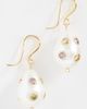 Luv Aj Luv Aj The Dotted Theodora Pearl Hook Earrings Gold One - 2