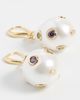 Luv Aj Luv Aj The Dotted Theodora Pearl Hook Earrings Gold One - 4
