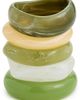 Luv Aj Luv Aj The Formentera Bangle Set Green One - 1