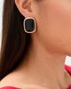 Luv Aj Luv Aj The Midnight Mesa Statement Stud Earrings Gold One - 3