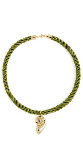 Luv Aj Luv Aj The Palma Shell Cord Necklace Gold One