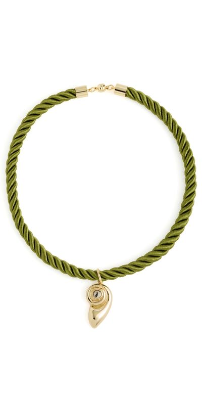Luv Aj Luv Aj The Palma Shell Cord Necklace Gold One