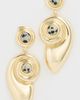 Luv Aj Luv Aj The Palma Shell Statement Earrings Gold One - 2