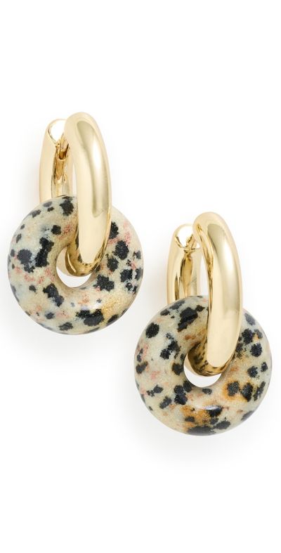 Luv Aj Luv Aj The Palma Washer Hoop Earrings Gold One