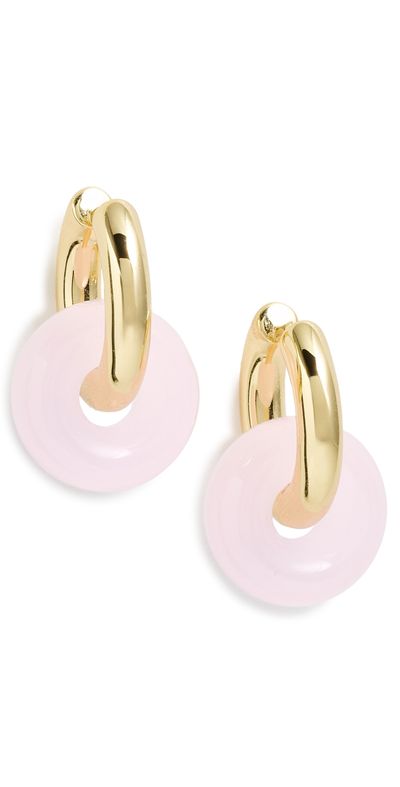 Luv Aj Luv Aj The Rio Washer Hoop Earrings Gold One