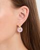Luv Aj Luv Aj The Rio Washer Hoop Earrings Gold One - 3