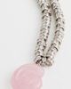Luv Aj Luv Aj The Rose Quartz Rio Rhinestone Necklace Silver One - 4