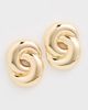 Luv Aj Luv Aj The Solstice Knot Stud Earrings Gold One - 2