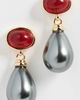 Luv Aj Luv Aj The Theodora Tahitian Pearl Earrings Gold One - 2