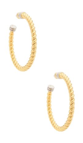Luv AJ Luv AJ The Xl Sierra Rope Hoops Eaarring