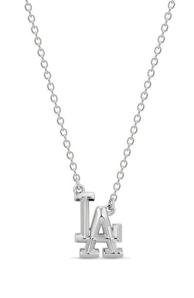 Luv AJ Luv AJ x The MLB Los Angeles Dodgers Logo Charm Necklace
