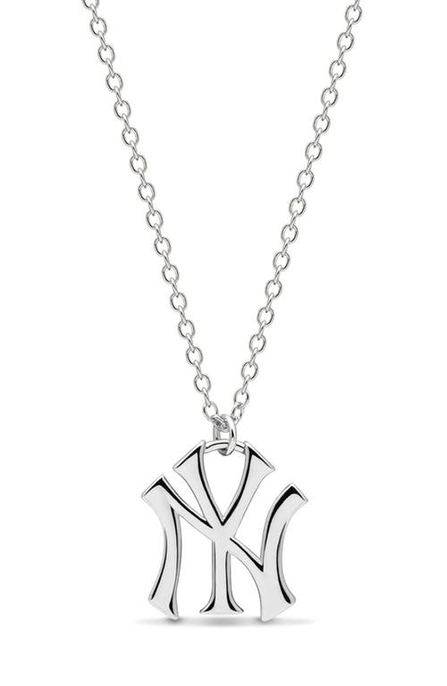 Luv AJ Luv AJ x The MLB New York Yankees Logo Charm Necklace