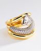 Luv Aj The Marais Wave Rings, Set of 3 - 2