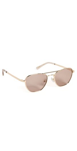 Luv Lou Luv Lou The Chloe Sunglasses Light Gold One
